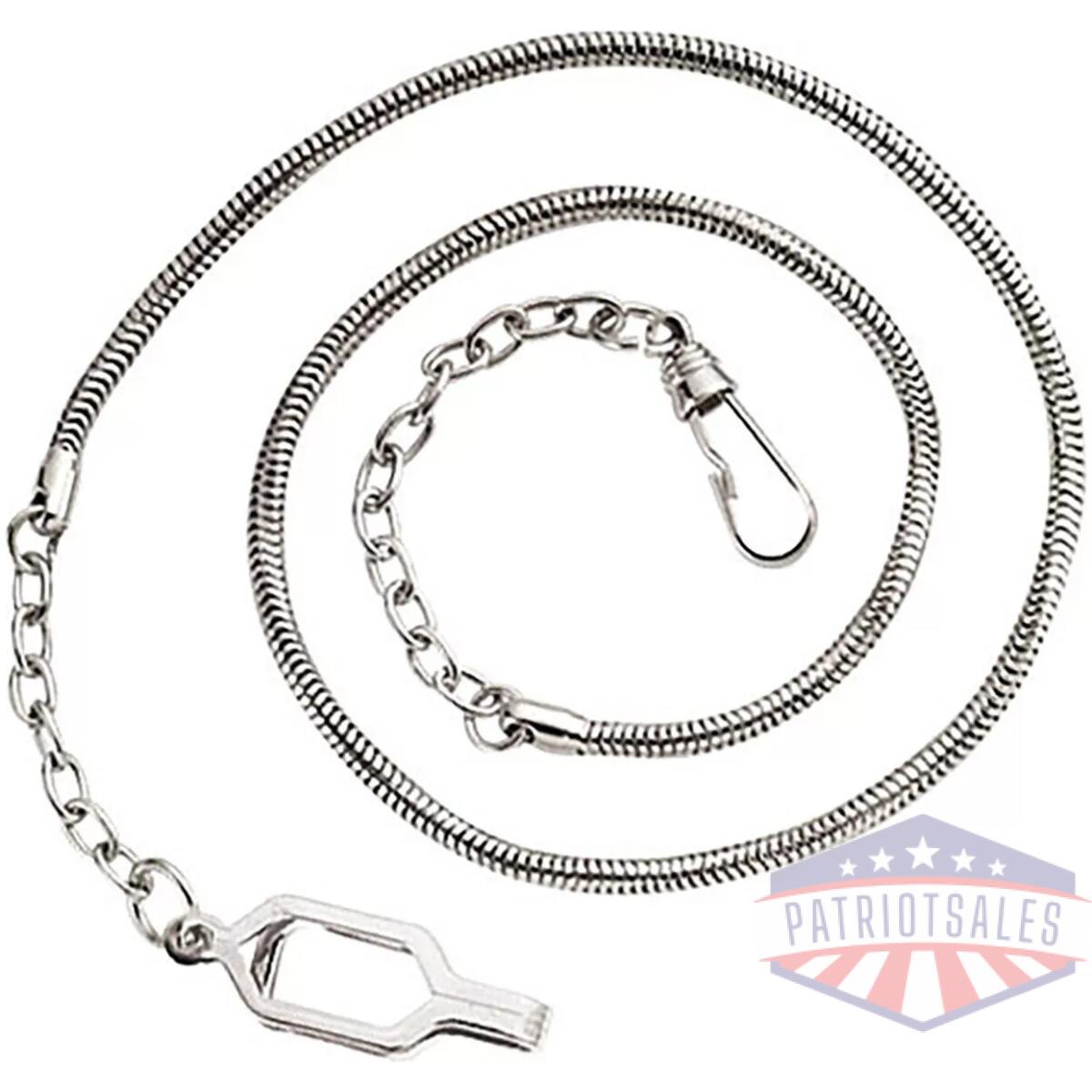 Hero-4014n - whistle chain w/ epaulette clasp - hero 4014n
