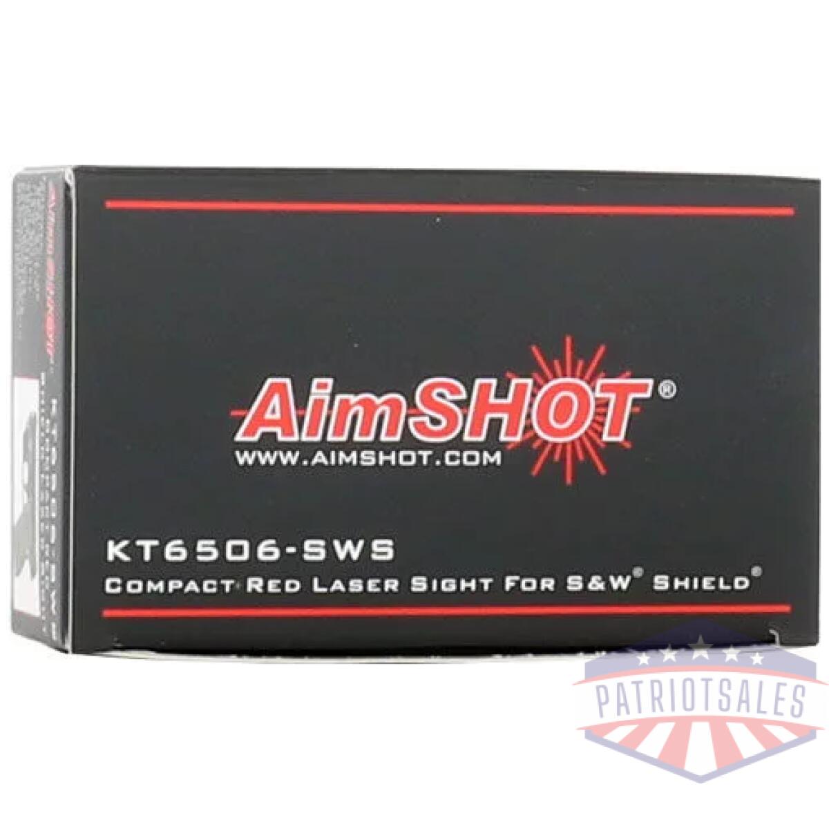 Kt6506sws_pkg - aimshot ultralight laser sight - red s&w shield 380 - kt6506sws pkg