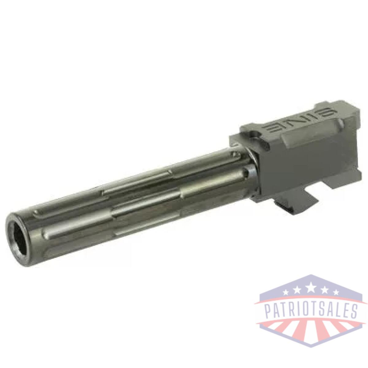 Lan01gbg19nthblk_1 - lantac bbl for g19 fluted black - lan01gbg19nthblk 1