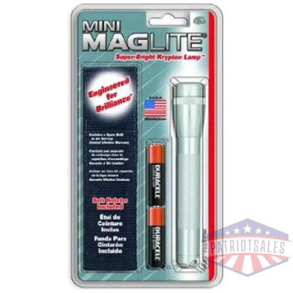 M2A Mini Mag 2 AA-Cell Incandescent Flashlight w/Holster