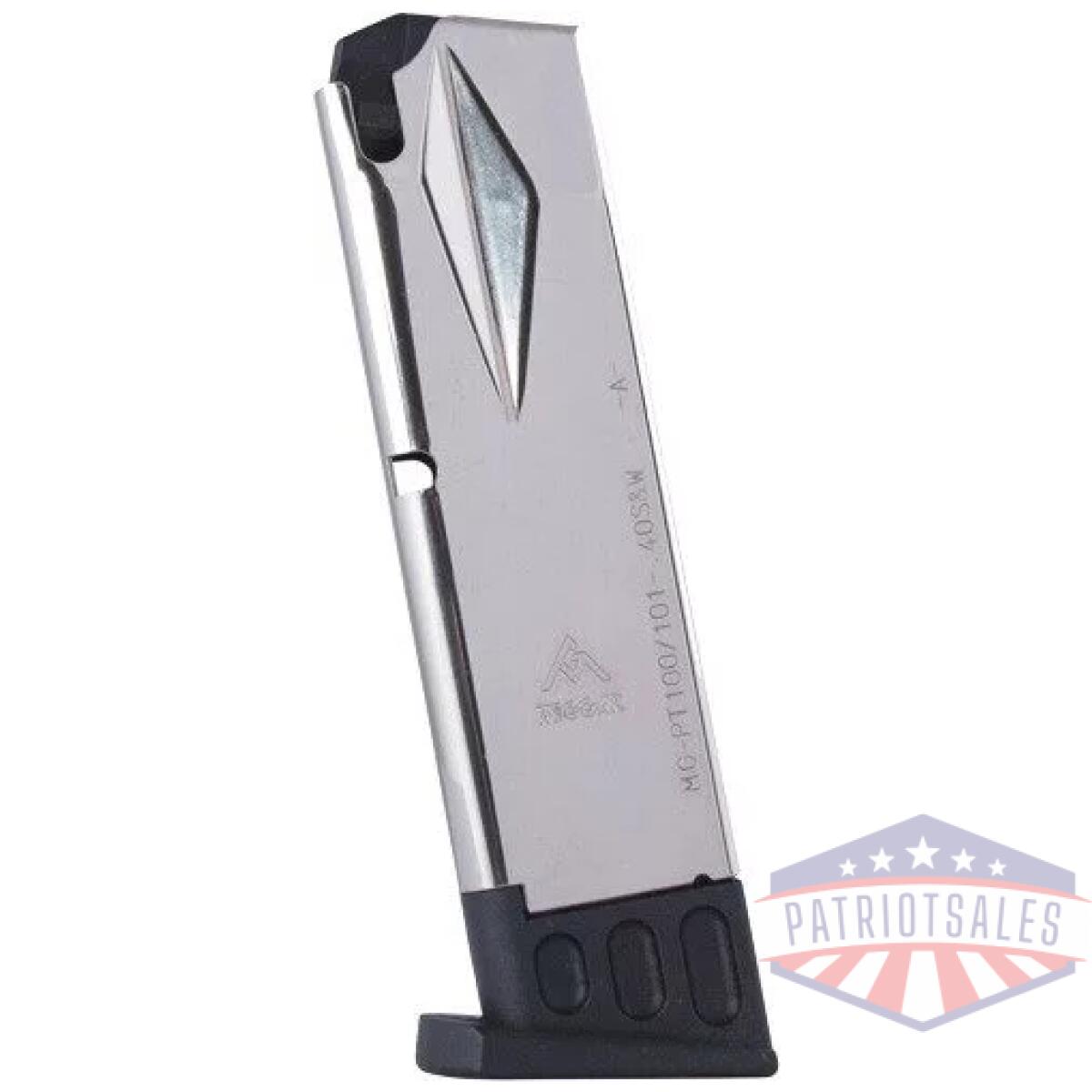 Mgpt4010n_1_1 - mec-gar magazine taurus - pt100/101 40sw 10rd nickel - mgpt4010n 1 1