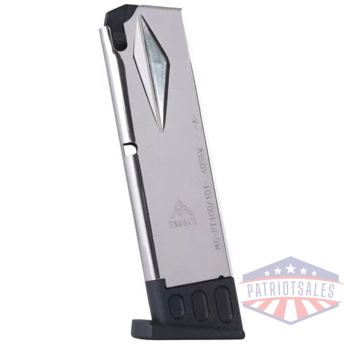 Mgpt4010n_1_1 - mec-gar magazine taurus - pt100/101 40sw 10rd nickel - mgpt4010n 1 1