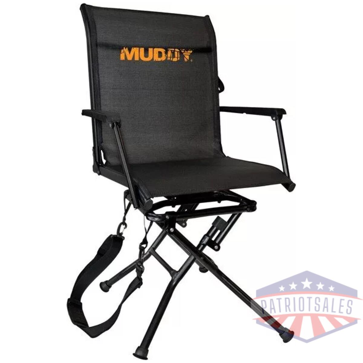 Mgs400. Webp - muddy swivel-ease folding - ground seat w/flex tek seat - mgs400