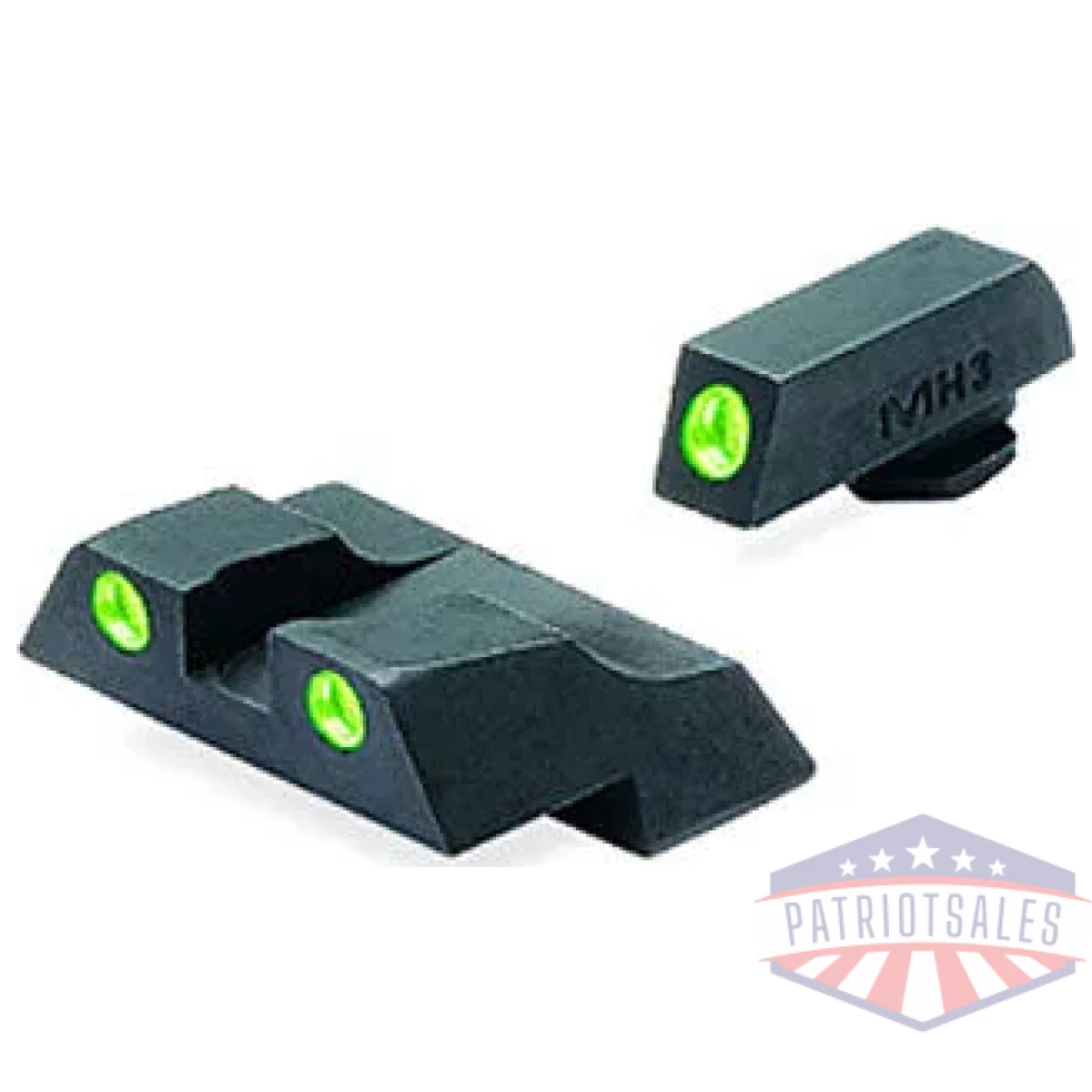 Ml10226g - meprolight night sight fixed - set grn/grn for glock 26/27 - ml10226g