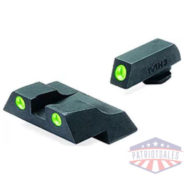 MEPROLIGHT NIGHT SIGHT FIXED - SET GRN/GRN FOR GLOCK 26/27