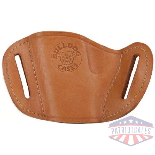 BULLDOG BELT SLIDE HOLSTER TAN - RH SMALL & MINI AUTOS