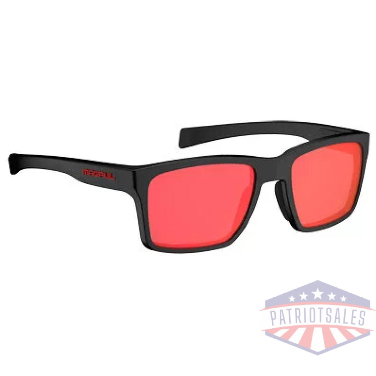 Mpimag1277-1-001-1140_1 - magpul rider blk frame gry/red lens - mpimag1277 1 001 1140 1