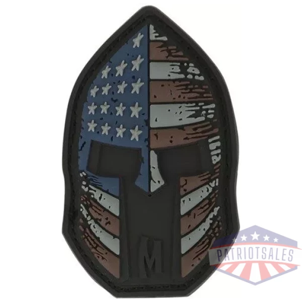 Stars and Stripes Spartan Helmet Morale Patch