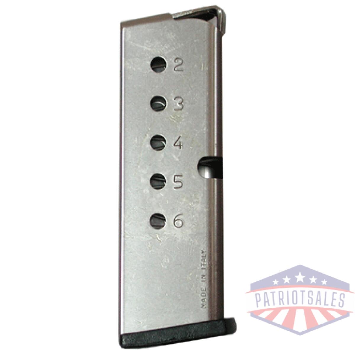 Mz380 - naa guardian magazine 380acp - 6rd stainless steel - mz380