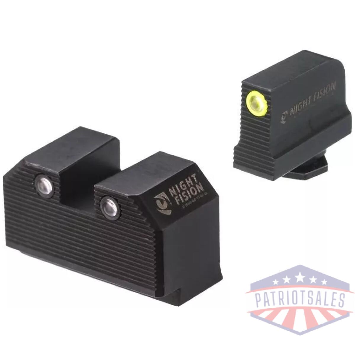 Nf-wal-277-330-353-ygzg - optics ready stealth lower 1/3rd night sight set for walther pdp/ppq w/ rmr/507c/508t - nf wal 277 330 353 ygzg