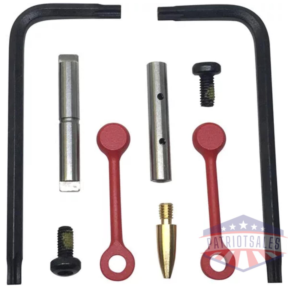 Nrthpmod2154red - kns pin kit non-rotating - gen2 mod2 ar15/m16. 154 red - nrthpmod2154red