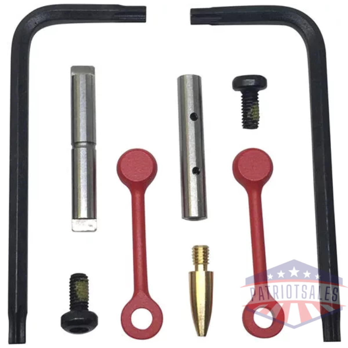 Nrthpmod2154red - kns pin kit non-rotating - gen2 mod2 ar15/m16. 154 red - nrthpmod2154red
