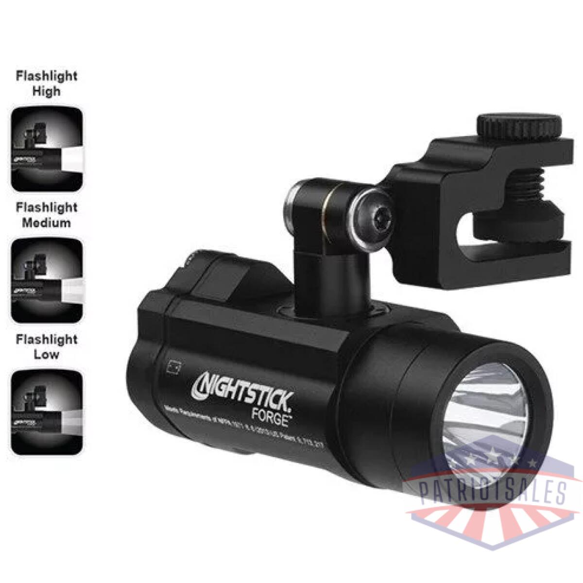 Ns-nsp-4640b. Webp - forge helmet-mounted multi-functional flashlight - black - ns nsp 4640b