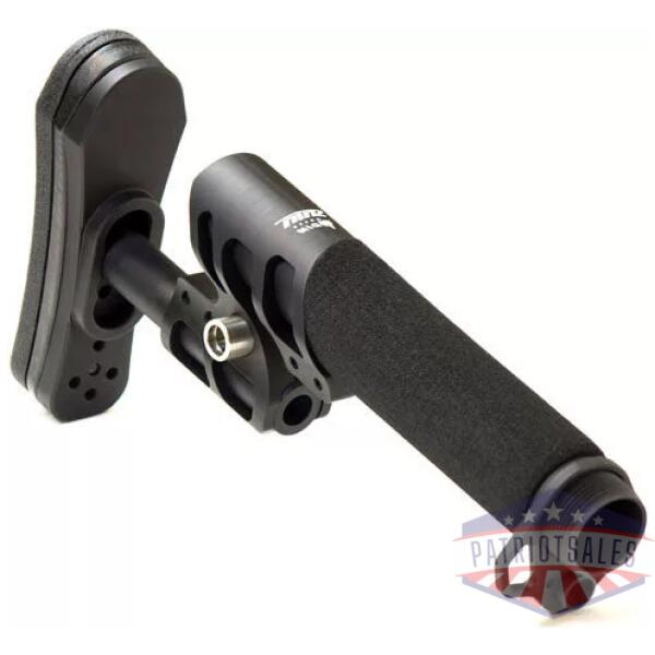 ODIN STOCK ZULU 2.0 W/PADDED - BUFFER TUBE BLACK FOR AR-15