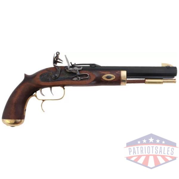 TRADITIONS TRAPPER PISTOL 50 - CAL FLINTLOCK BLUED/HARDWOOD