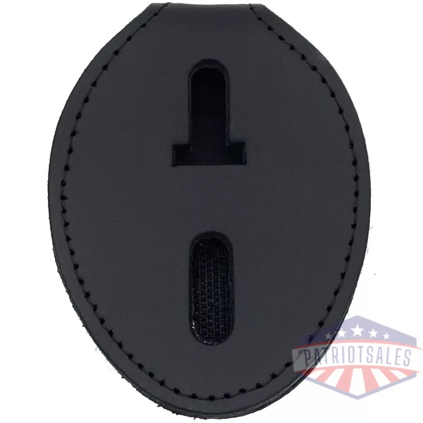 Universal Oval Badge Clip w/ Pocket & Chain