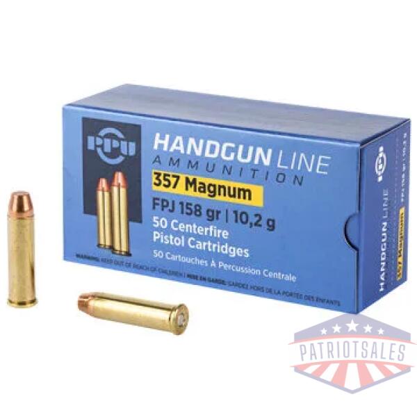 PPU 357MAG FPJ 158GR 50/500