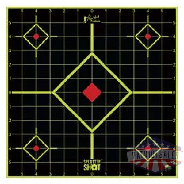 PRO-SHOT TARGET 12" GRN SIGHT-IN 5PK