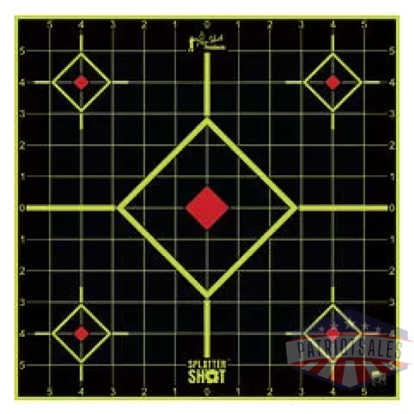 PRO-SHOT TARGET 12" GRN SIGHT-IN 5PK