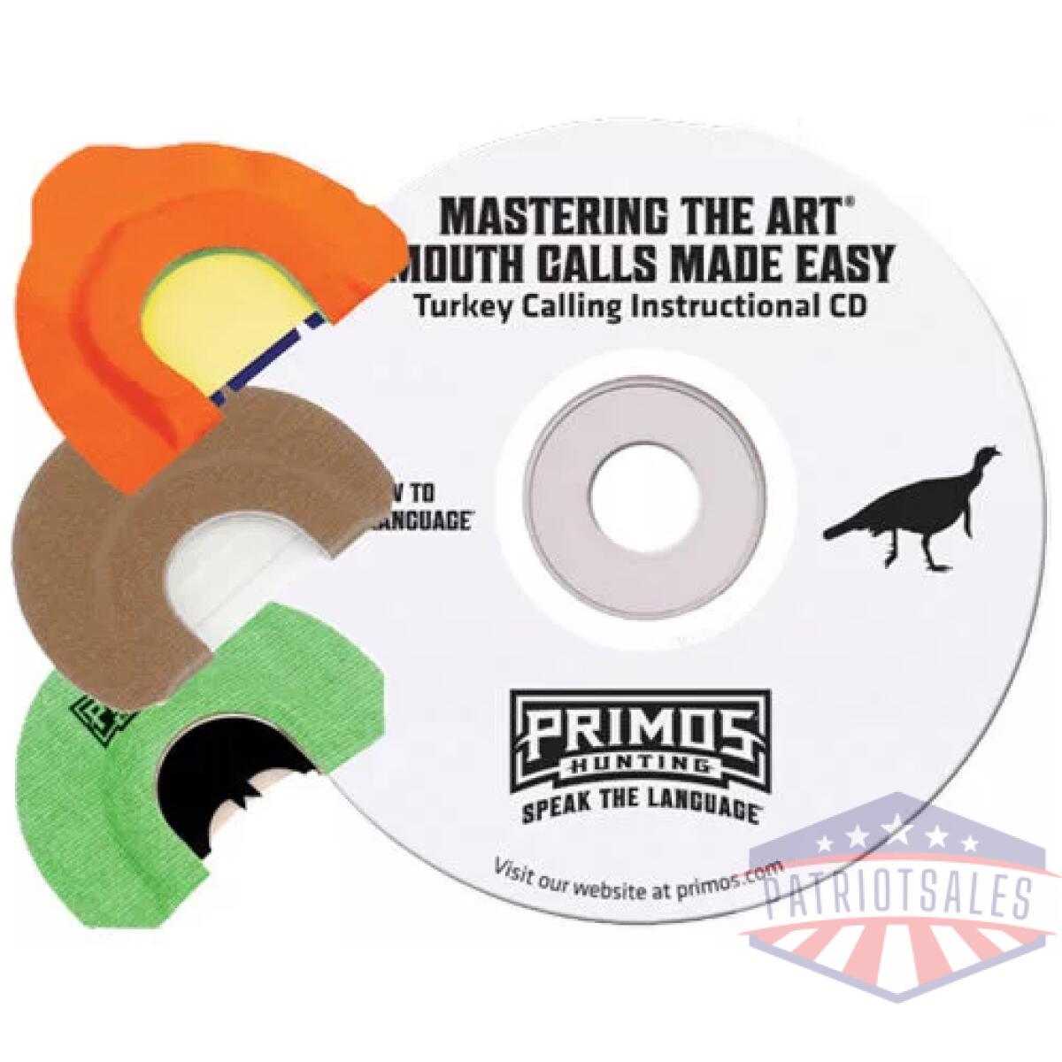 Ps1243 - primos turkey call diaphragm - pack mta w/instructional cd - ps1243