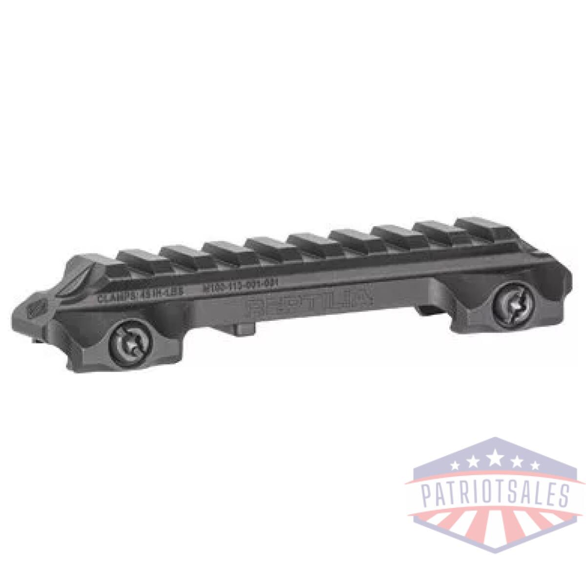 Rep100-270_1 - reptilia rmu mount 9 slot. 625" blk - rep100 270 1