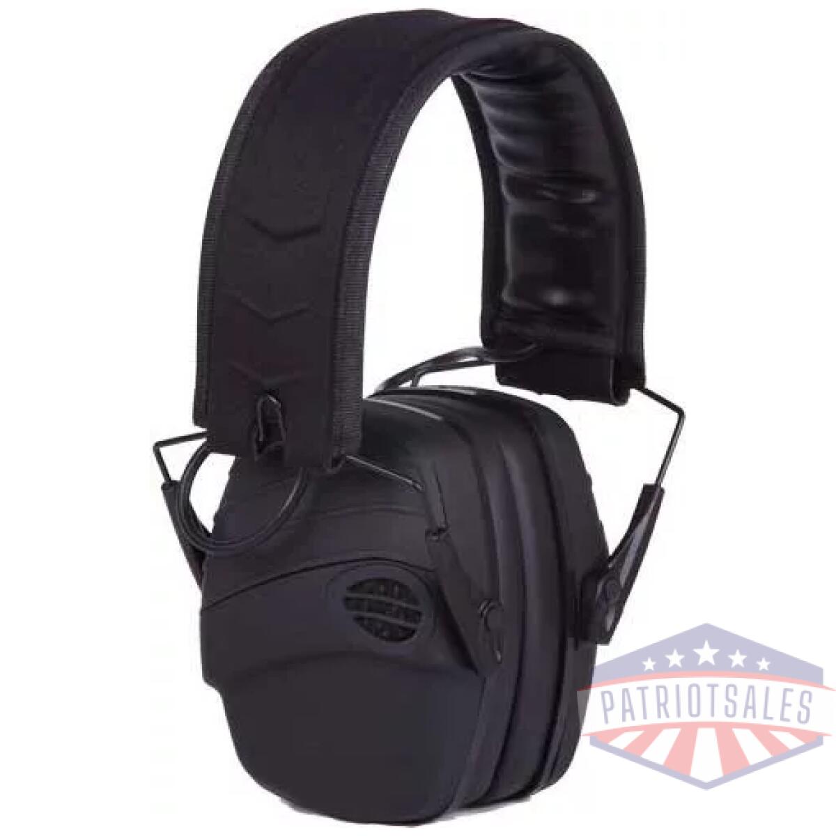 Rftac - pro ears rifleman tac ear muff - electronic padded nrr 25 black - rftac