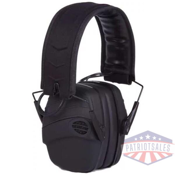 PRO EARS RIFLEMAN TAC EAR MUFF - ELECTRONIC PADDED NRR 25 BLACK