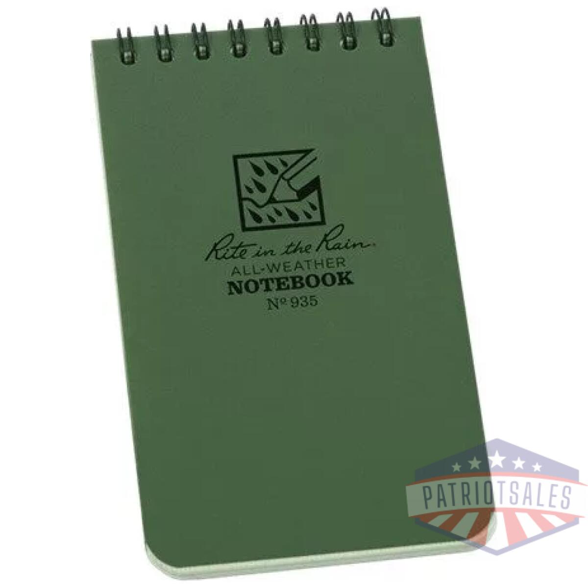 Rir-935 - polydura top-spiral notebook (3'' x 5'') - rir 935