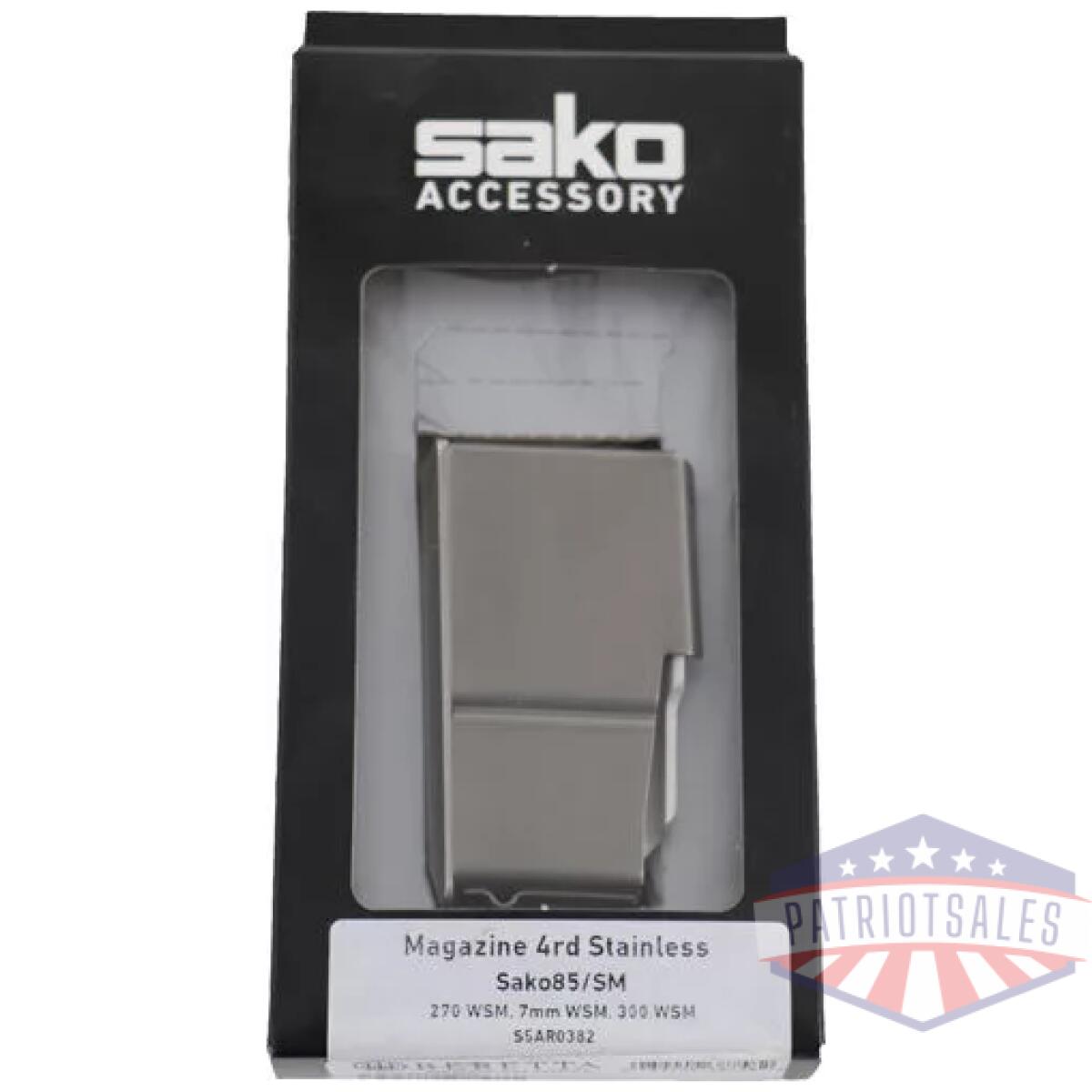 S5ar0382_pkg - sako magazine 85 small action - 4rd. 270wsm/. 300wsm s/s - s5ar0382 pkg