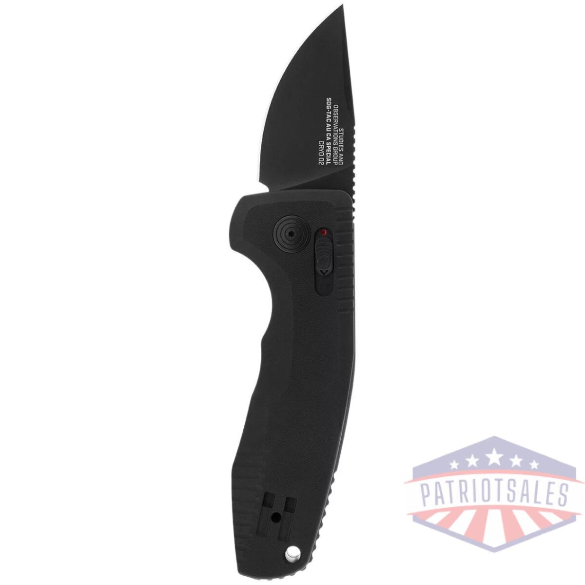 Sog-15-38-11-57 - sog-tac au auto textured aluminum (1. 96"" cryo d2 straightback) 15-38-11-57 - sog 15 38 11 57