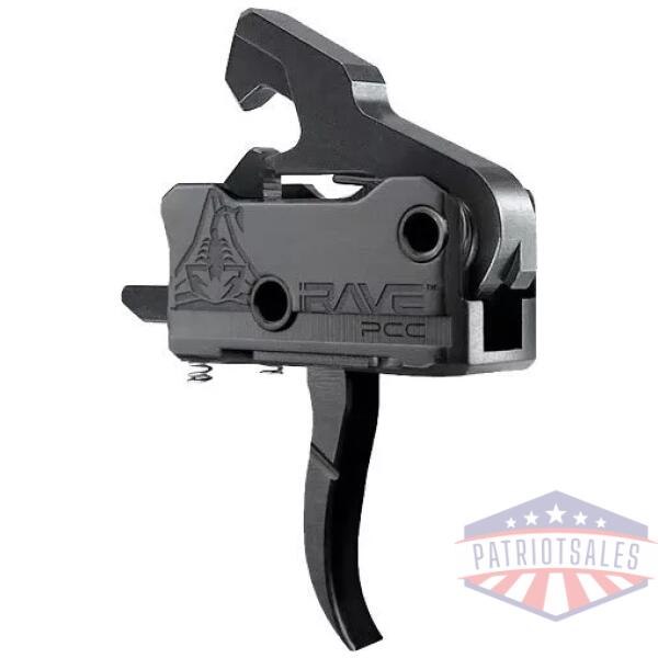 RISE TRIGGER RAVE PCC CURVED - 3.5LB AR-15 W/ANTI WALK PINS