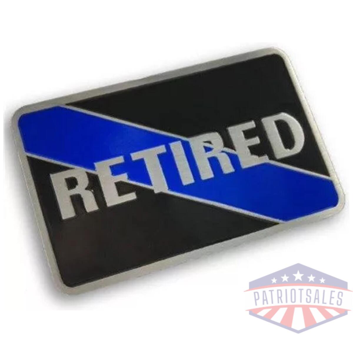 Tbl-emblem-retired. Webp - retired thin blue line vehicle emblem - tbl emblem retired
