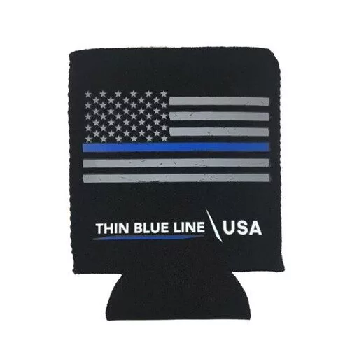 Thin Blue Line Can Koozie