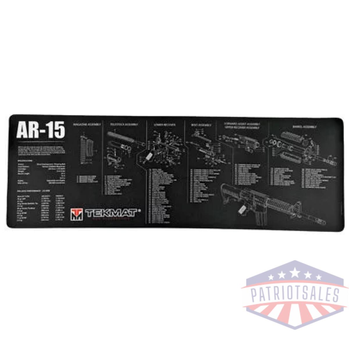 Tekmat rifle mat ar15 blk - image 1