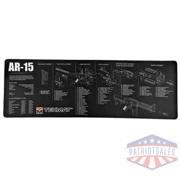 TEKMAT RIFLE MAT AR15 BLK