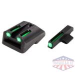 TRUGLO SIGHT SET 1911 3" - .45ACP TRITIUM/FIBER OPT. GRN