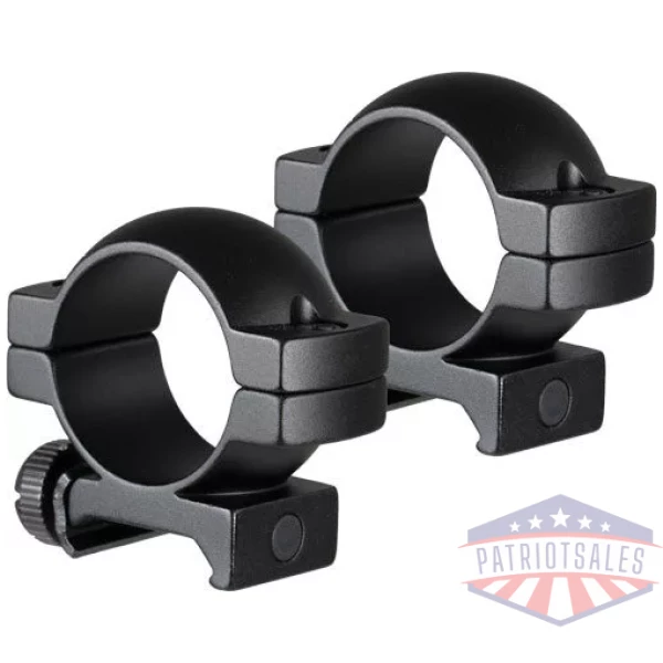 TRUGLO RINGS 1" MEDIUM MATTE - BLACK WEAVER/PICATINNY ALUMNM