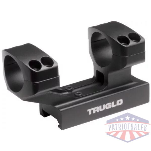 TRUGLO 1-PIECE PICATINNY RISER - SCOPE MOUNT 1"HEIGHT 1" RINGS