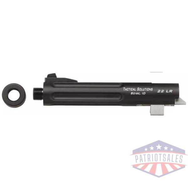 TACSOL BARREL TRAIL-LITE 5.5" - BG BUCKMARK BLACK/BLK FLUTED