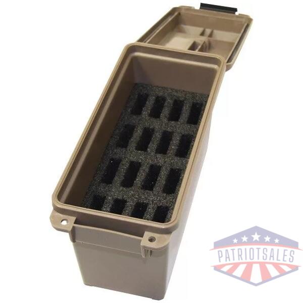 MTM TACTICAL MAGAZINE CAN - DARK EARTH HOLDS 16 1911 MAGS