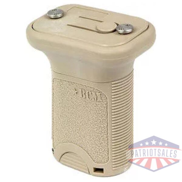 BCM VERTICAL GRIP SHORT FDE - FITS KEYMOD RAILS