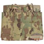 GREY GHOST GEAR DOUBLE 7.62 - MAG POUCH LAMINATE MULTICAM