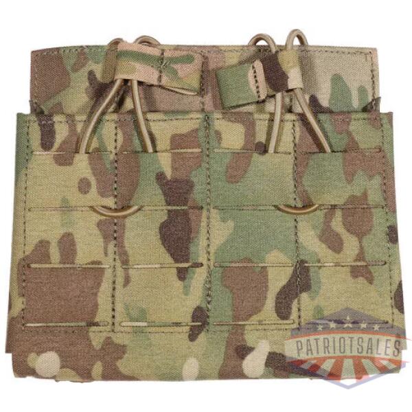 GREY GHOST GEAR DOUBLE 7.62 - MAG POUCH LAMINATE MULTICAM