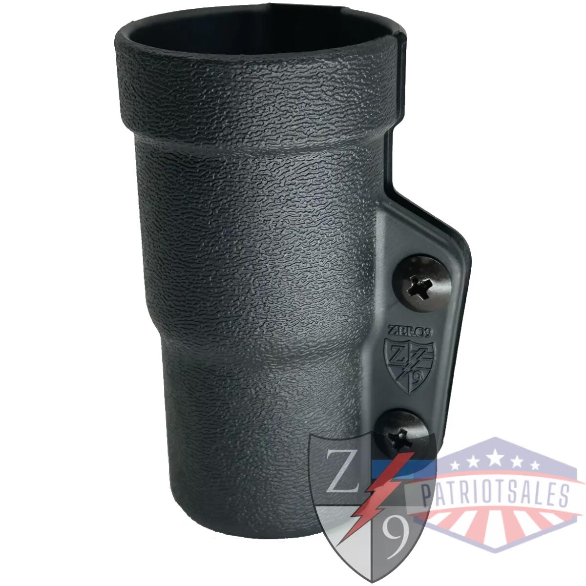Z9s-z9-4025-blk-tek - zero9 flashlight case / bezel down 2 - z9s z9 4025 blk tek