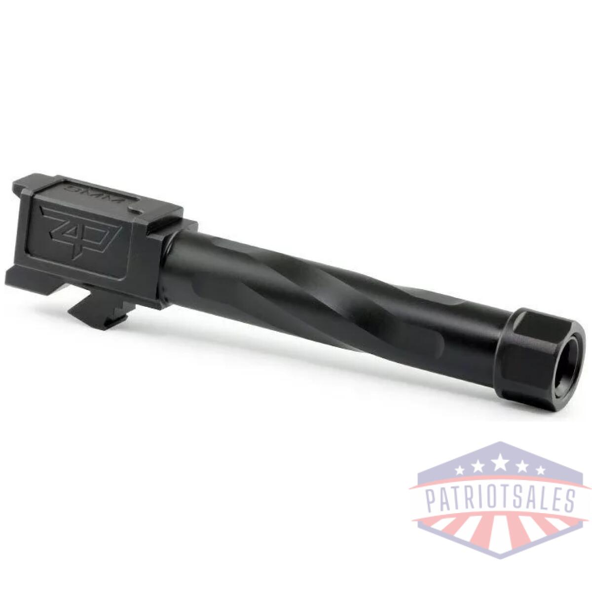 Zaf-zp-19btbn - g19 gen 1-5 barrel threaded black nitride - zaf zp 19btbn