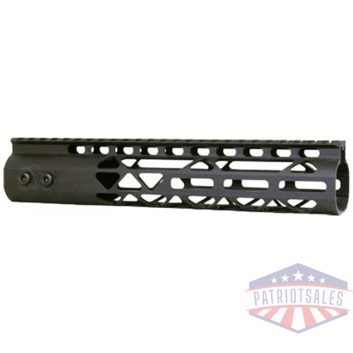 Zgt10mlkal. Webp - guntec air lite handguard - 10" m-lok black - zgt10mlkal