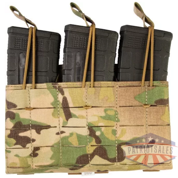 GREY GHOST TRIPLE MAG PANEL - 5.56 MAG POUCH LAM MULTICAM