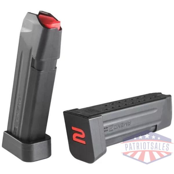 Amend2 A2-17 Polymer Magazine for Glock 17 9x19mm - 18/rd Black