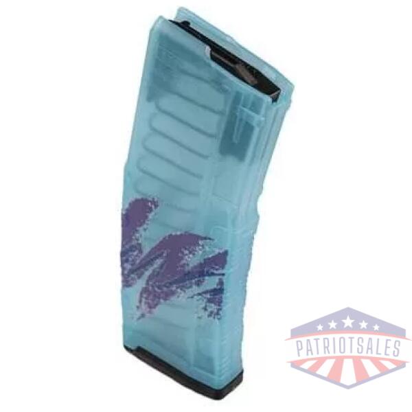 Amend2 AR-15 Mod C Teal Printed Jazz Rifle Magazine 5.56mm/.223 Rem 30/rd