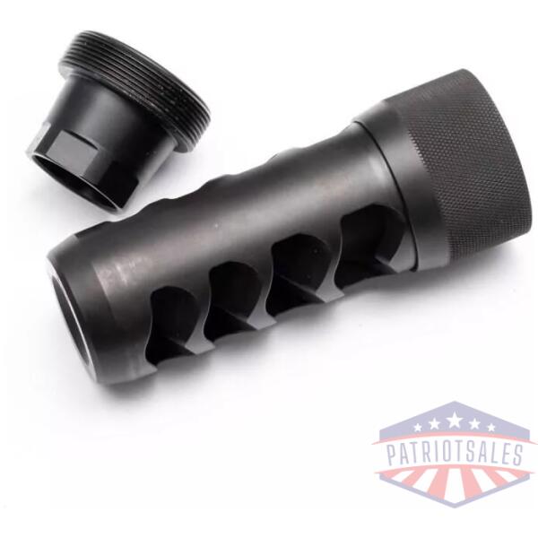 Area 419 Sidewinder Magnum Self Timing Muzzle Brake 338 cal Black Nitride 5/8-24